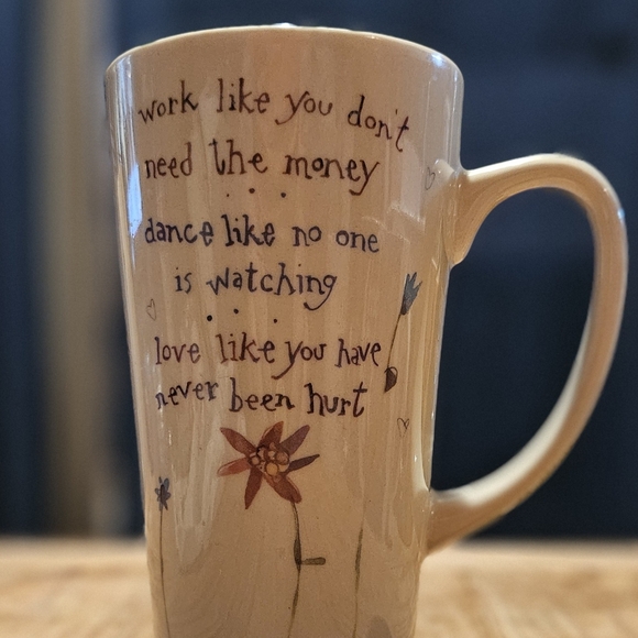 Inspirational Cream Ceramic Mug - Picture 1 of 1